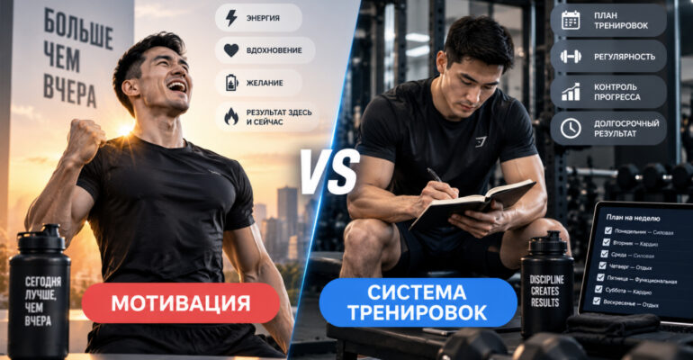что важнее: мотивация или система тренировок